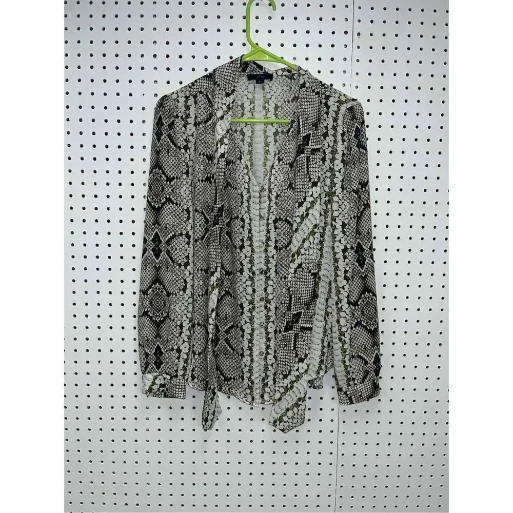 J.Crew snakeskin print blouse